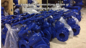 Van cổng Samwoo dùng để làm gì trong hệ thống đường ống?