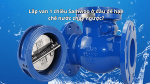Lắp van 1 chiều Samwoo ở đâu để hạn chế nước chảy ngược?