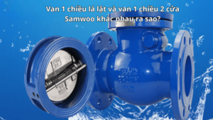 Van 1 chiều lá lật và van 1 chiều 2 cửa Samwoo khác nhau ra sao?