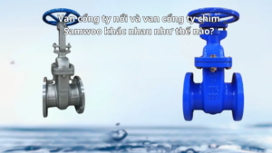 Van cổng ty nổi và van cổng ty chìm Samwoo khác nhau như thế nào?
