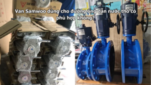 Van Samwoo dùng cho đường ống dẫn nước thô có phù hợp không?