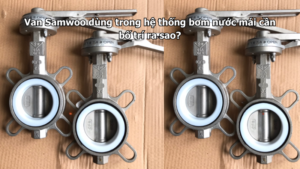 Van Samwoo dùng trong hệ thống bơm nước mái cần bố trí ra sao?