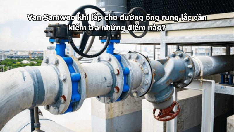 Van Samwoo khi lắp cho đường ống rung lắc cần kiểm tra những điểm nào?