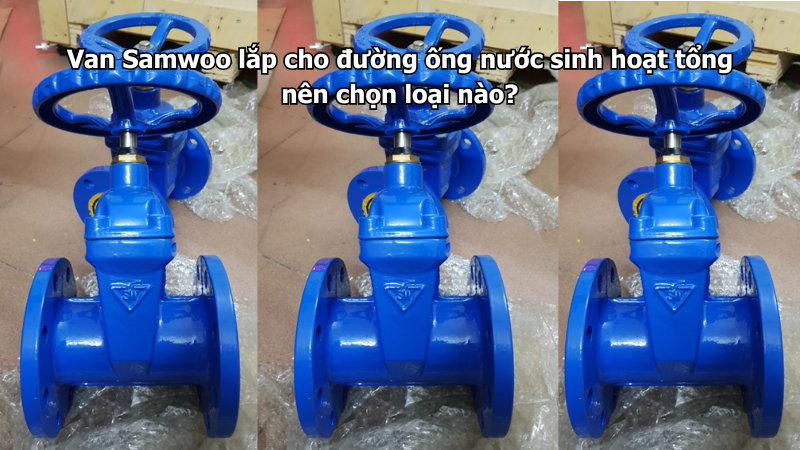 Van Samwoo lắp cho đường ống nước sinh hoạt tổng nên chọn loại nào?