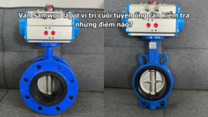 Van Samwoo lắp ở vị trí cuối tuyến ống cần kiểm tra những điểm nào?